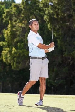 Walter Hagen Men's Perfect 11 Colorblock Multi Stripe Golf Polo Daybreak Blue/white 11 Walter Hagen Men's Perfect 11 Colorblock Multi Stripe Golf Polo Daybreak Blue/white -Golf Apparel Sales Shop unnamed file 3897