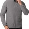 TravisMathew Men's Cabin In The Woods Fill-Zip Golf Jacket Heather Quiet Shade -Golf Apparel Sales Shop unnamed file 4068