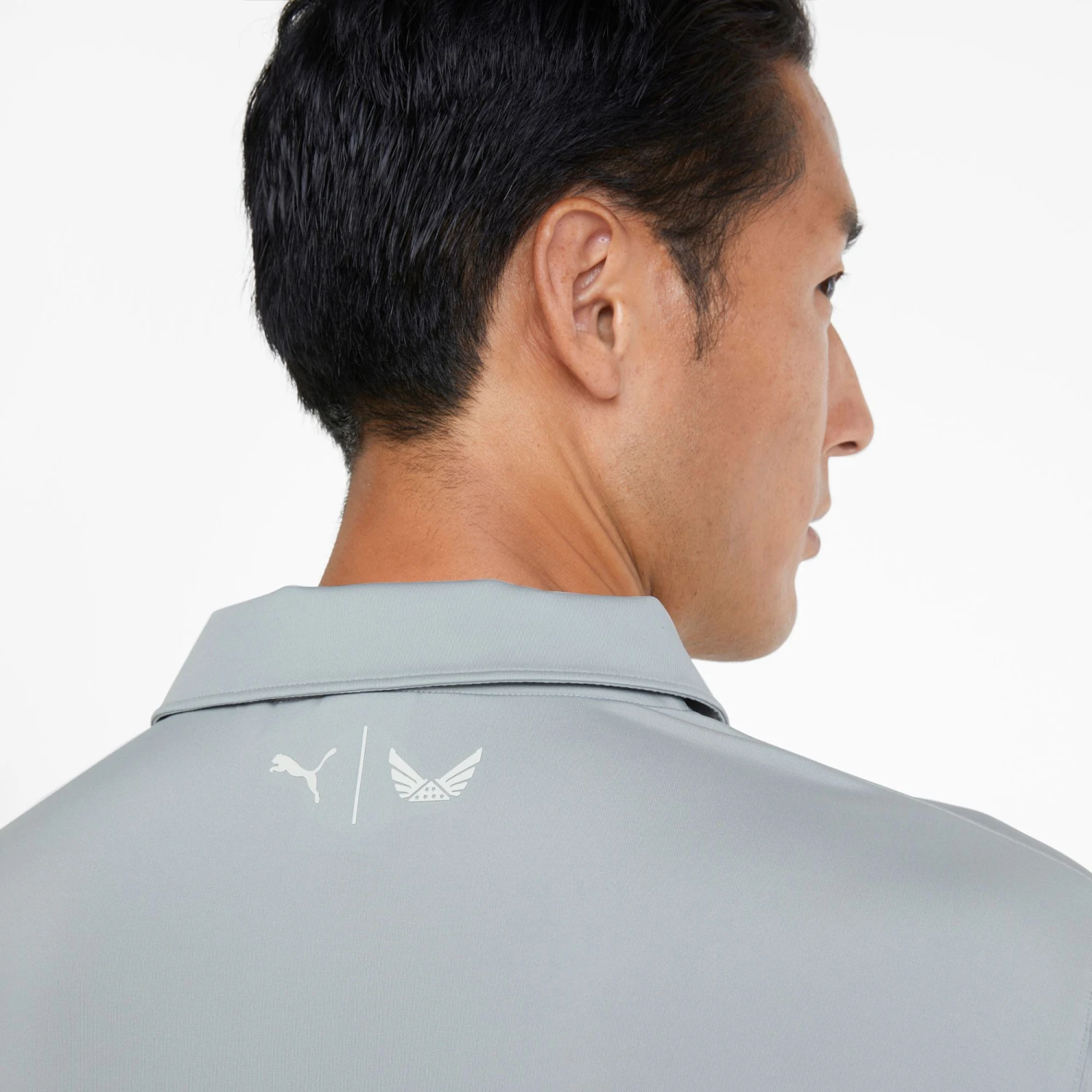 PUMA Men's Volition Patriot Golf Polo Navy Blazer/bright White 6 PUMA Men's Volition Patriot Golf Polo Navy Blazer/bright White - Image 4