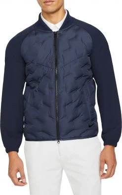 Nike Men's Therma-Fit ADV Aerolift Full-Zip Golf Jacket Black/black