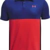 Under Armour Boys' Performance Blocked Golf Polo Bahs Blu/blt Red/bolt Red -Golf Apparel Sales Shop unnamed file 412
