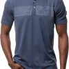 TravisMathew Men's Private Pool Golf Polo Sargasso Sea -Golf Apparel Sales Shop unnamed file 4153