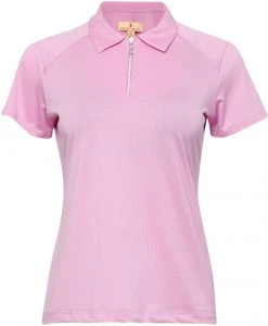 Sport Haley Women's Lulu 1/4 Zip Sleeveless Golf Polo Black