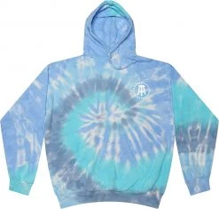 Barstool Sports Men's Tie Dye Hoodie Lagoon Blue