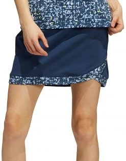 Adidas Women's Ultimate365 Printed Primegreen Golf Skort Crew Navy