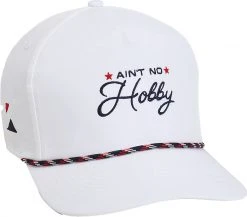 Barstool Sports Men's Ain't No Hobby Rope Golf Hat White/navy