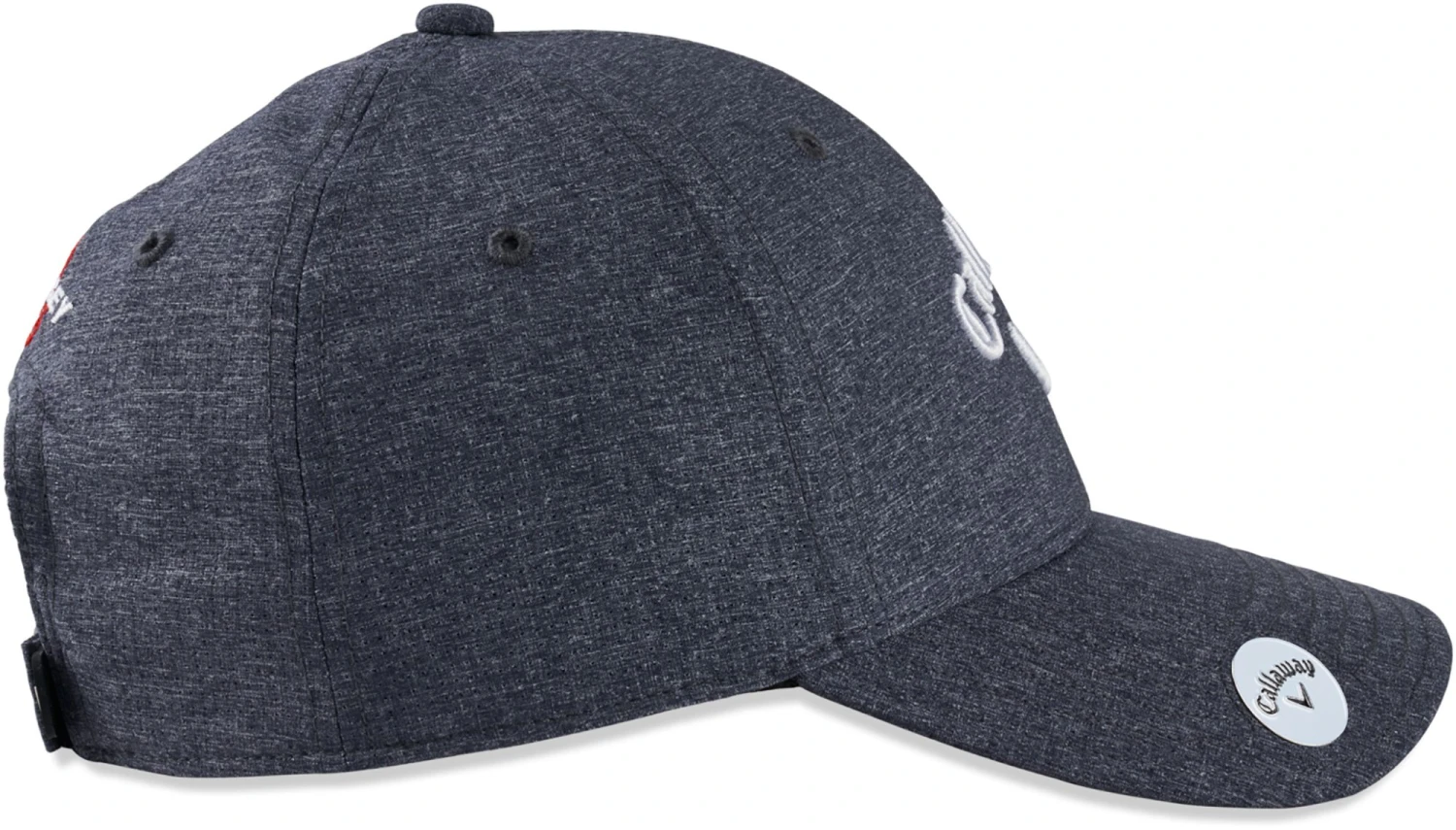 Callaway Men's Stitch Magnet Adjustable Golf Hat Black 7 Callaway Men's Stitch Magnet Adjustable Golf Hat Black - Image 5