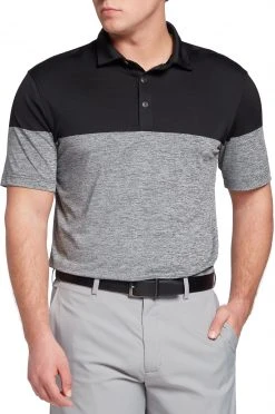 Walter Hagen Men's Perfect 11 Fashion Colorblock Golf Polo Navy/navy Heather