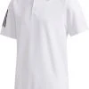 Adidas Boys' Three-Stripe Golf Polo White -Golf Apparel Sales Shop unnamed file 4430