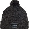 Titleist Men's Boardwalk Pom Pom Golf Hat Heather Black 2 Titleist Men's Boardwalk Pom Pom Golf Hat Heather Black -Golf Apparel Sales Shop unnamed file 4435