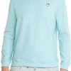 PUMA X Arnold Palmer Men's CLOUDSPUN Crewneck Sweatshirt Light Aqua Heather 2 PUMA X Arnold Palmer Men's CLOUDSPUN Crewneck Sweatshirt Light Aqua Heather -Golf Apparel Sales Shop unnamed file 4482