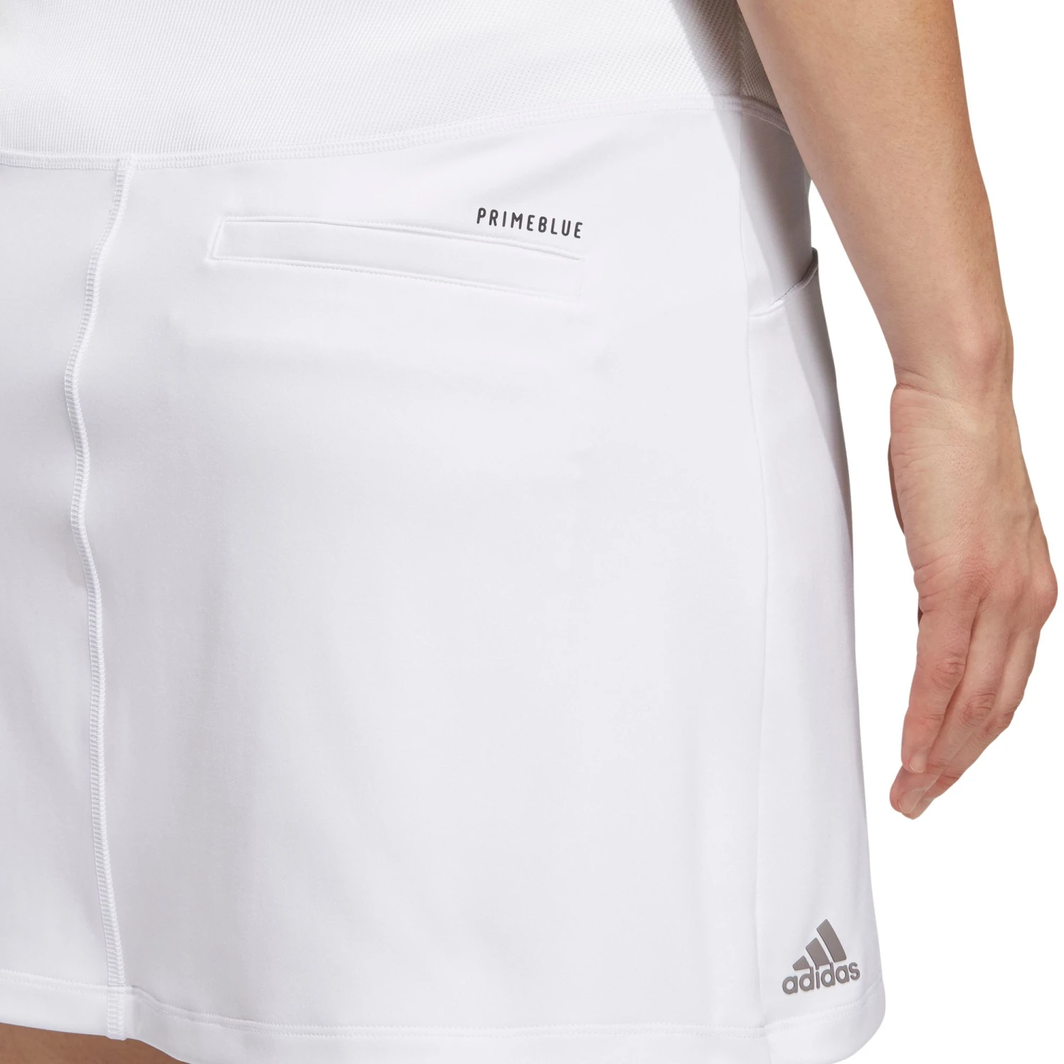 Adidas Women's Primeblue Golf Skort White 7 Adidas Women's Primeblue Golf Skort White - Image 5