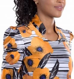 SwingDish Women's Kali Printed Golf Top 9 SwingDish Women's Kali Printed Golf Top -Golf Apparel Sales Shop unnamed file 4686