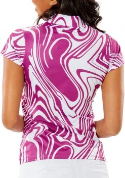 Nancy Lopez Golf Nancy Lopez Women's Rush Golf Polo Iris Multi 7 Nancy Lopez Golf Nancy Lopez Women's Rush Golf Polo Iris Multi -Golf Apparel Sales Shop unnamed file 4713