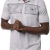 TravisMathew Men's Make Camp Golf Polo Heather Light Grey 1 TravisMathew Men's Make Camp Golf Polo Heather Light Grey -Golf Apparel Sales Shop unnamed file 4728
