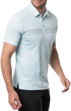 TravisMathew Men's Hole Card Golf Polo Heather Petit Four -Golf Apparel Sales Shop unnamed file 4733