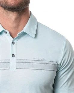 TravisMathew Men's Hole Card Golf Polo Heather Petit Four -Golf Apparel Sales Shop unnamed file 4734