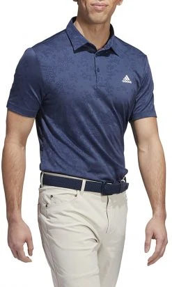 Adidas Men's Jacquard Golf Polo Crew Navy/collegiate Navy -Golf Apparel Sales Shop unnamed file 486