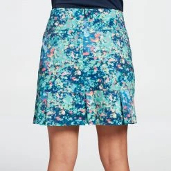 Lady Hagen Women's Bottom Pleat 17" Golf Skort Floral Multi -Golf Apparel Sales Shop unnamed file 4957