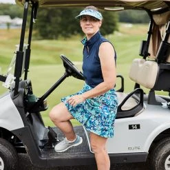 Lady Hagen Women's Bottom Pleat 17" Golf Skort Floral Multi -Golf Apparel Sales Shop unnamed file 4960