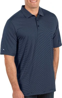 Antigua Men's Quest Polo Shirt (Big & Tall) Navy/white