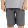 TravisMathew Boys' J Sand Harbor Golf Shorts Heather Dark Grey -Golf Apparel Sales Shop unnamed file 5080