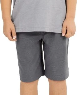 TravisMathew Boys' J Sand Harbor Golf Shorts Heather Dark Grey