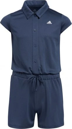Adidas Girls' Short Sleeve Golf Romper Crew Navy