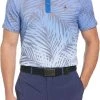 Original Penguin Men's Resort Ombre Leaf Print Golf Polo Blue Tattoo -Golf Apparel Sales Shop unnamed file 5145