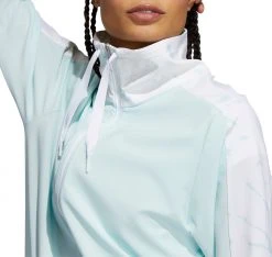 Adidas Women's Printed Primeblue Full-Zip Golf Jacket Halo Mint Green/white -Golf Apparel Sales Shop unnamed file 5168