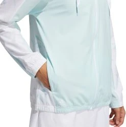 Adidas Women's Printed Primeblue Full-Zip Golf Jacket Halo Mint Green/white -Golf Apparel Sales Shop unnamed file 5169
