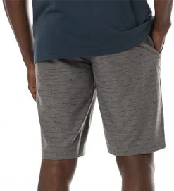 TravisMathew Men's Alone Time Hybrid Golf Shorts Heather Grey Pinstripe -Golf Apparel Sales Shop unnamed file 5171