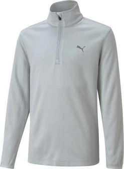 PUMA Boys' Golf 1/4 Zip Puma Black