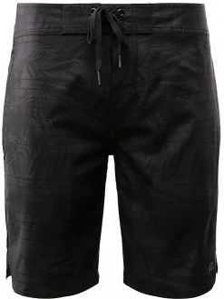 TravisMathew Men's Smuggler Boardshorts Heather Black