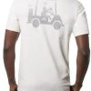TravisMathew Men's At The Dive In Golf T-Shirt Gardenia -Golf Apparel Sales Shop unnamed file 5333