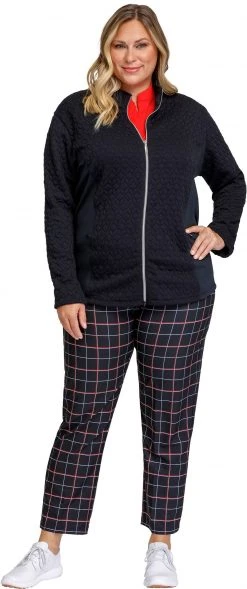 Tail Women's Full Zip Quilted Golf Jacket Onyx -Golf Apparel Sales Shop unnamed file 5410