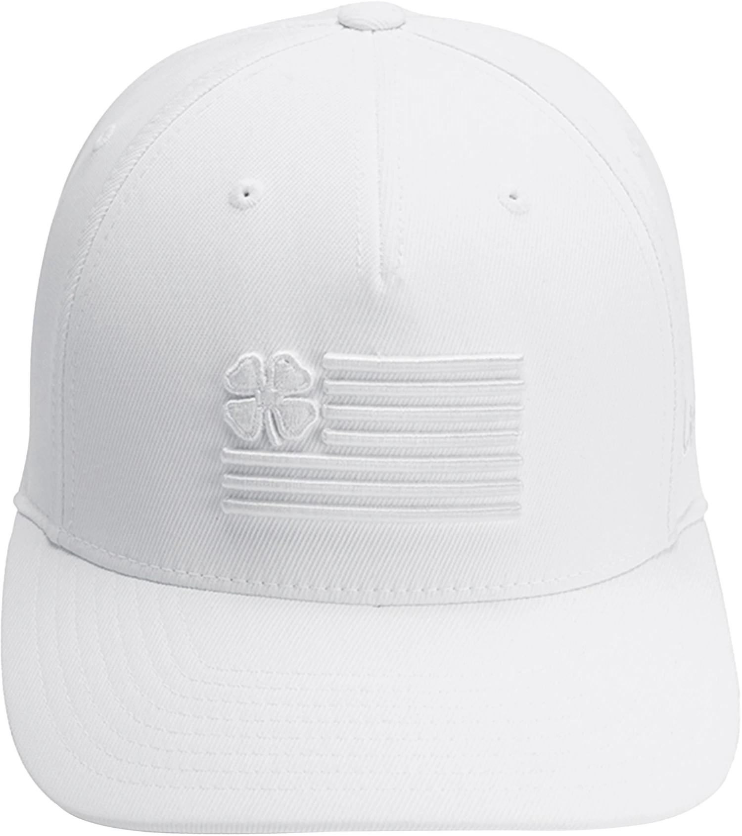 Black Clover Men's Clover Nation 15 Snapback Golf Hat White 3 Black Clover Men's Clover Nation 15 Snapback Golf Hat White