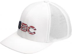Black Clover BC Flag Snapback Golf Hat For Men White -Golf Apparel Sales Shop unnamed file 5480