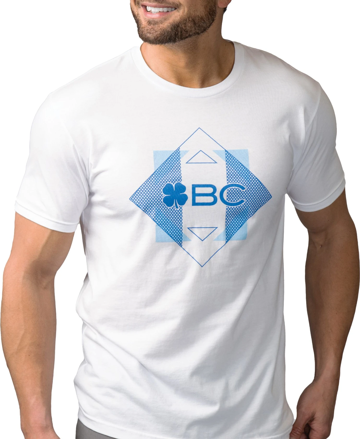 Black Clover Men's Echo Short Sleeve Golf T-Shirt White 3 Black Clover Men's Echo Short Sleeve Golf T-Shirt White