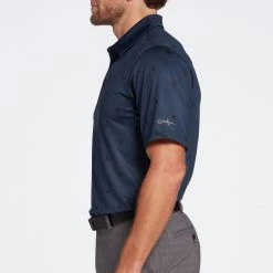 Walter Hagen Men's Perfect 11 Clubs Print Polo Clubs Dress Blues -Golf Apparel Sales Shop unnamed file 5555