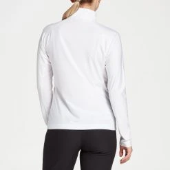 Lady Hagen Women's Solid UV Long Sleeve Golf Pullover White -Golf Apparel Sales Shop unnamed file 5589