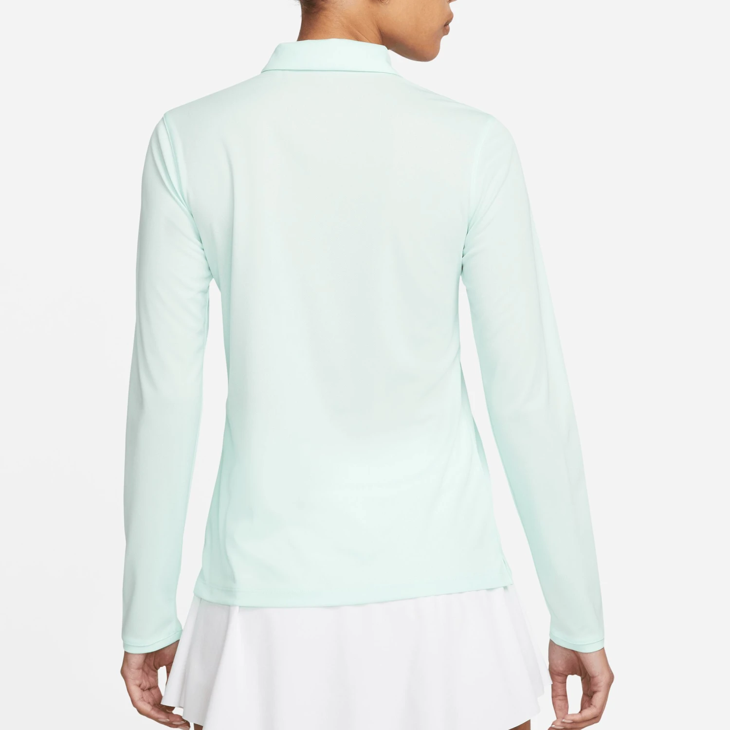 Nike Women's Dri-FIT Victory Long Sleeve Golf Polo Obsidian/white 5 Nike Women's Dri-FIT Victory Long Sleeve Golf Polo Obsidian/white - Image 3