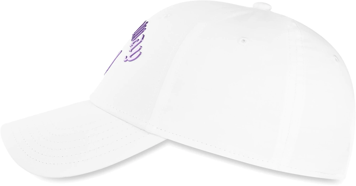 Callaway Women's Liquid Metal Golf Hat White/purple 5 Callaway Women's Liquid Metal Golf Hat White/purple - Image 3