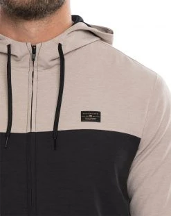 TravisMathew Men's Snow Summit Golf Jacket Heather Portabella -Golf Apparel Sales Shop unnamed file 5719