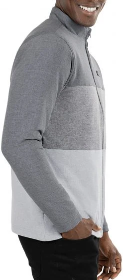 TravisMathew Men's Bite The Bullet Golf Jacket Heather Black -Golf Apparel Sales Shop unnamed file 5722