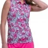 Ep Pro Women's Sleeveless Print Golf Polo Rosette Multi 1 Ep Pro Women's Sleeveless Print Golf Polo Rosette Multi -Golf Apparel Sales Shop unnamed file 5729