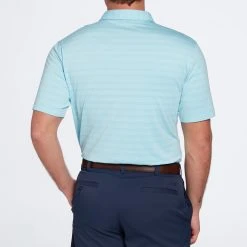 Walter Hagen Perfect 11 Fine Line Stripe Golf Polo For Men Pink Cream/pink Cream -Golf Apparel Sales Shop unnamed file 58