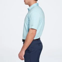 Walter Hagen Perfect 11 Fine Line Stripe Golf Polo For Men Pink Cream/pink Cream -Golf Apparel Sales Shop unnamed file 59