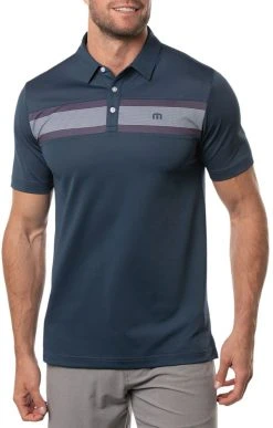 TravisMathew Men's Lake You A Lot Golf Polo Insignia