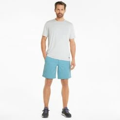 PUMA Men's Excellent Golf Wear Walker 9'' Golf Shorts Federal Blue -Golf Apparel Sales Shop unnamed file 5905